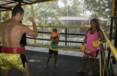 Muay Thai family training